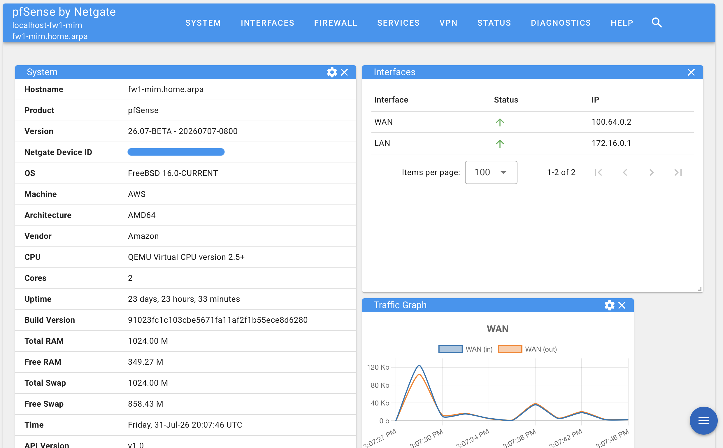 The New GUI for pfSense Plus